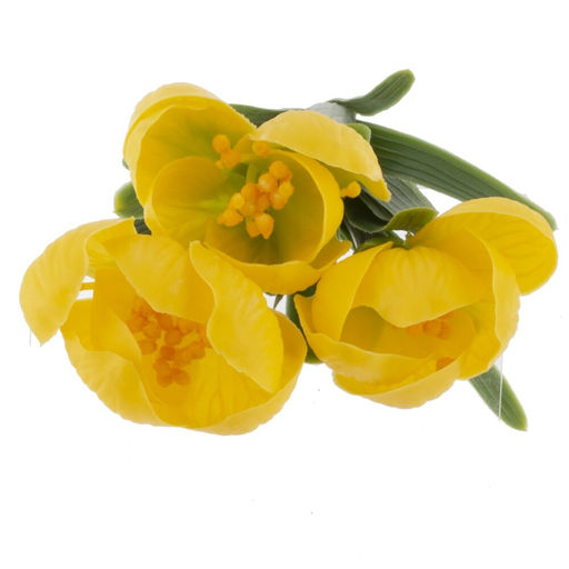 Цветы искусственные "Букет Крокусов", L12 W8 H30 см