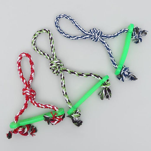 Игрушка тренировочная канатная Качель, до 120 г, микс цветов - Пижон фото 4