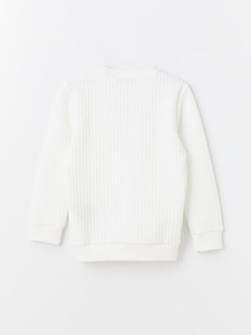 Bisiklet Yaka Uzun Kollu Erkek ?ocuk Sweatshirt - Waikiki фото 2