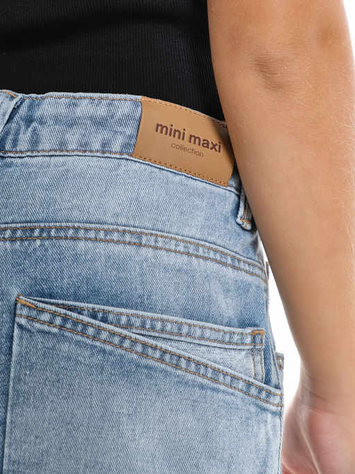 Джинсы голубые для девочки 33-1051 голубой - Mini maxi фото 16