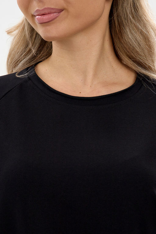 Платье футер-реглан