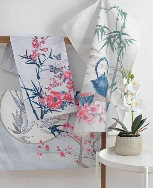 К-т полотенец Пуэр 50*60 см. - 3 шт. рогожка хлопок 100% - Лен поволжья фото 2