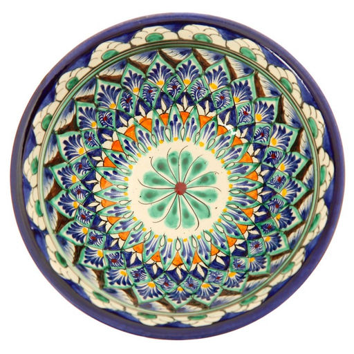 Бульонница узбекская Риштанская Керамика, 1 л, d=18 см, МИКС