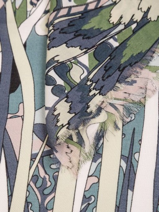 Платок жен. шелк+шерсть+мод 120х120 E16-8225-12 - Eleganzza фото 8