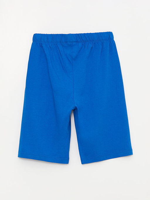 Beli Lastikli Bask?l? Erkek ?ocuk Pijama ?ort 2li - Waikiki фото 3