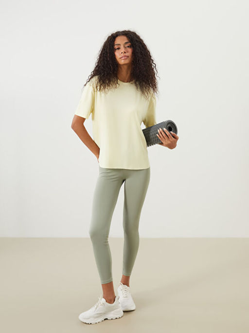 Bisiklet Yaka Kad?n Spor Ti??rt