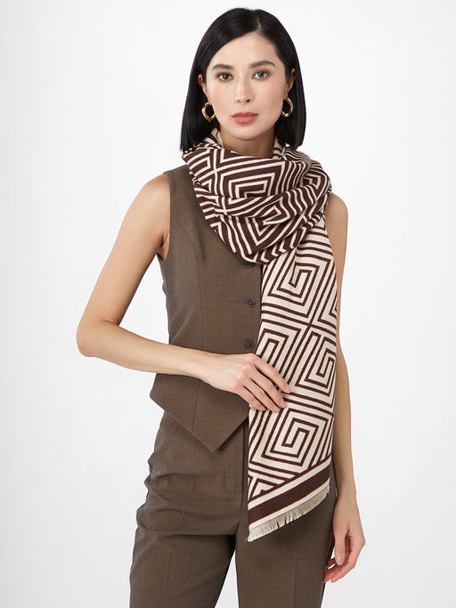 в составе ШЕРСТЬ и КАШЕМИР Большой, мягкий, теплый однотонный двусторонний палантин. - Tantino фото 3