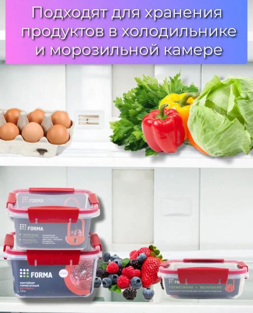 Контейнер 1,2л BATTERFLY герметичный - Полимербыт фото 5