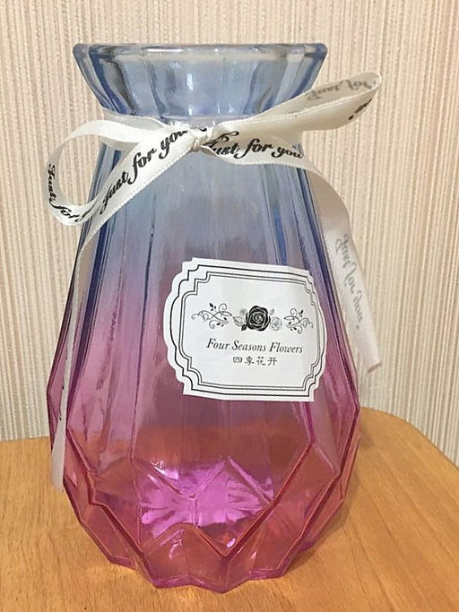 Ваза Ст 18см Презент градиент микс Y4-3820 I.K (361707) /DANIKS/  фото 16