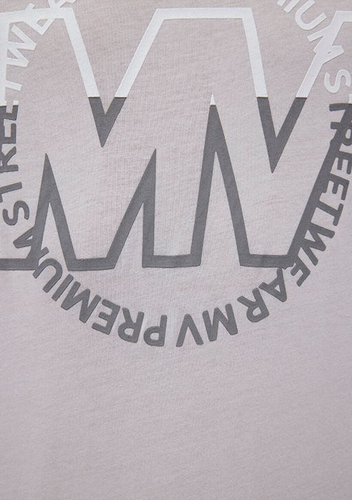 Mavi Logo Bask?l? Gri Tisort  фото 5