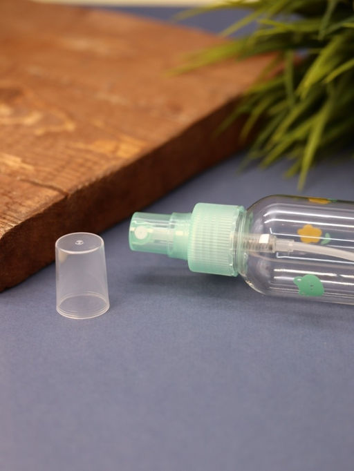 Дорожная бутылочка "Drawings", green (100 ml)