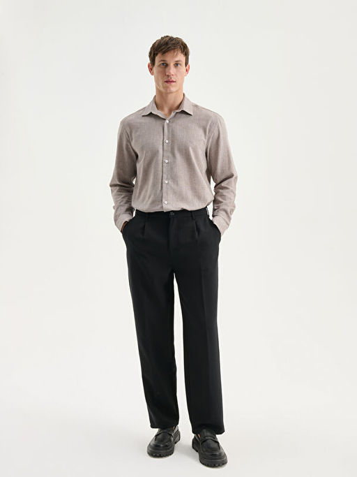 Regular Fit Uzun Kollu Arm?rl? Erkek G?mlek