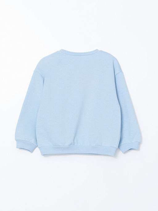 Bisiklet Yaka Elsa Bask?l? K?z Bebek Sweatshirt - Waikiki фото 3