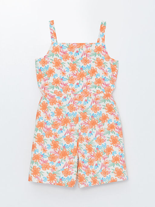 Kare Yaka ?i?ekli K?z ?ocuk Tulum - Waikiki фото 2