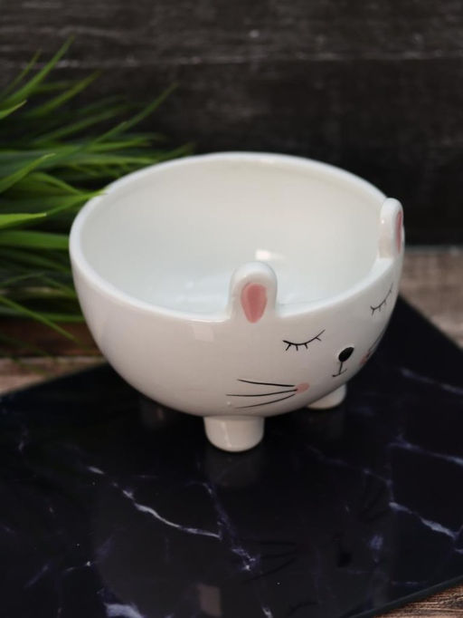 Тарелка глубокая керамическая Rabbit bowl, 11 х 14 х 14 см