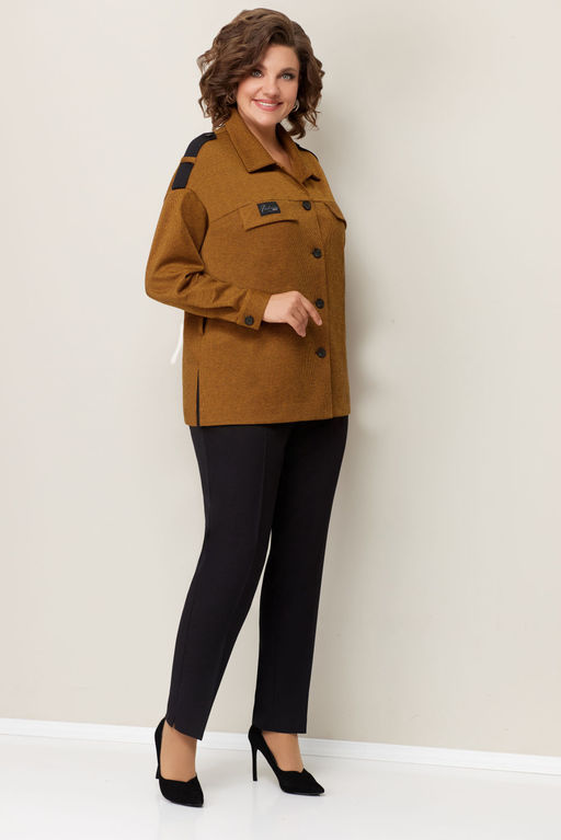 Костюм VOLNA 1312 горчично-черный  фото 4