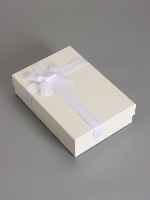 Набор подарочных коробок 3 в 1, прямоугольные с бантом, молочный, 33.5×25×11.5; 29×21×9; 24.5×17×6.5 см