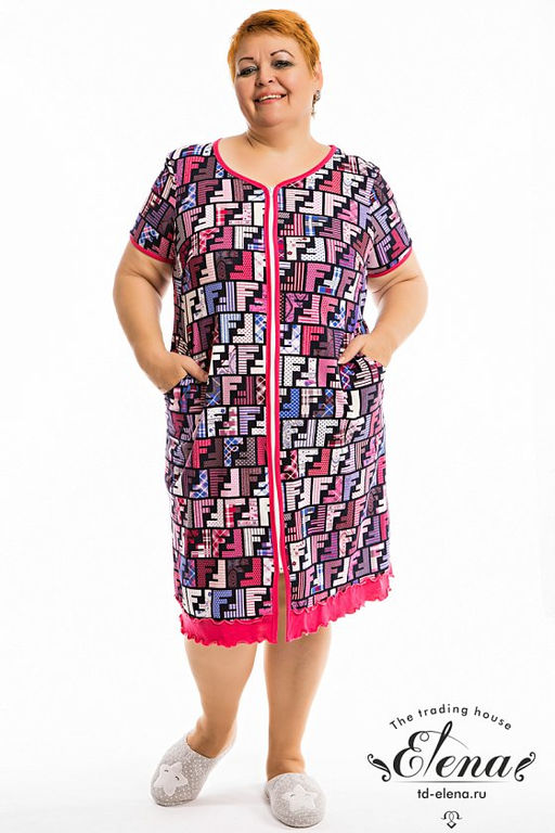 Халат М32031б Набивка - Елена фото 2