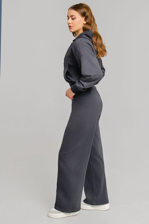 Арт. 2539   Костюм женский с брюками 42-48 (4 шт) Цвет:графит