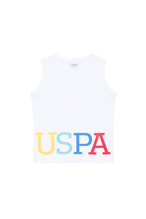 Детская белая футболка спортсмена Неожиданная скидка в корзине - U.s. polo assn фото 2