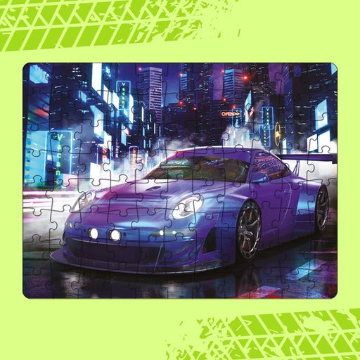 Пазлы светящиеся Ночной гонщик, 88 деталей - Puzzle time фото 10