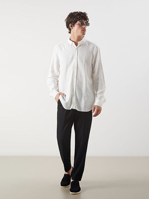 Slim Fit Uzun Kollu Arm?rl? Erkek G?mlek