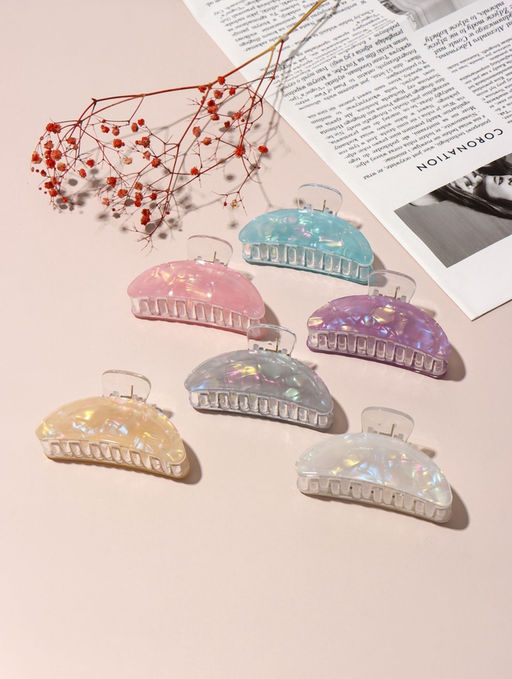 Краб для волос "Кимберли" дуга, 9х4 см, микс