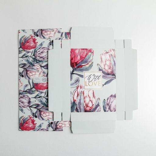 Коробка складная Цветочная, 21 15 7 см - Дарите счастье фото 6