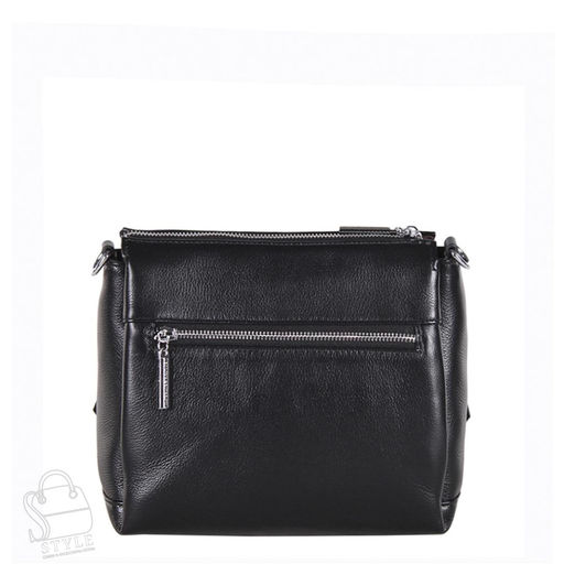 Сумка женская кожаная 0841CH black Polina&Eiterou