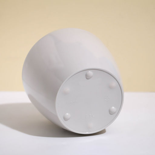 Цена за 2 шт. Кашпо для цветов, d=17 см, 2.7 л, пластик, бежевое