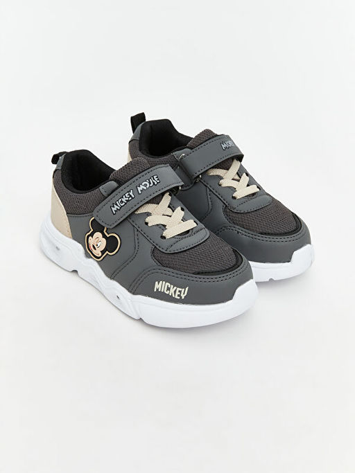 Mickey Mouse Bask?l? K?z Bebek Spor Ayakkab?