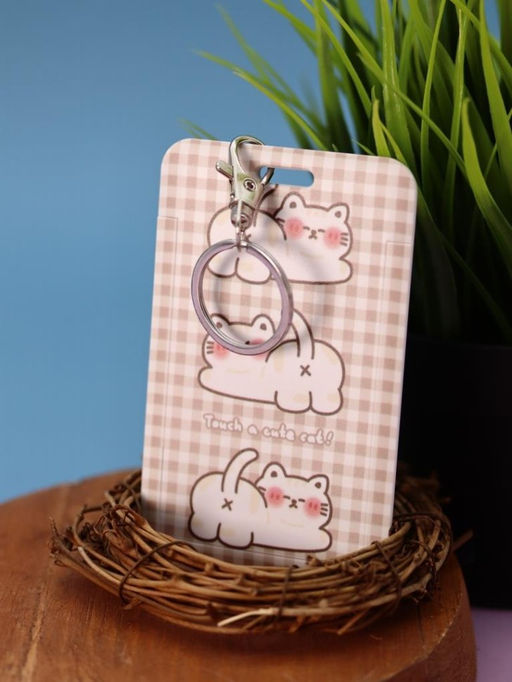 Футляр для карт "Touch a cute cat!"
