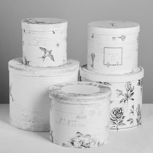 Набор подарочных коробок 5 в 1 Шебби, 13 1419.5 22 см - Дарите счастье фото 14