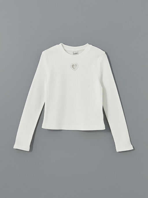 Bisiklet Yaka K?z ?ocuk Ti??rt ve ?ort Etek - Waikiki фото 2