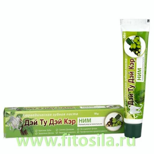 Зубная паста аюрведическая Дэй Ту Дэй Кэр Отбеливание Соль-Лимон, 100 г  фото 7