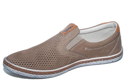 Слипоны мужские из натуральной кожи - Dynamic фото 5