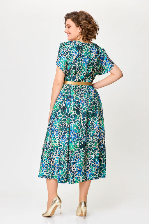 Блуза Swallow 803.2 черный+серебряный узор фото 1083