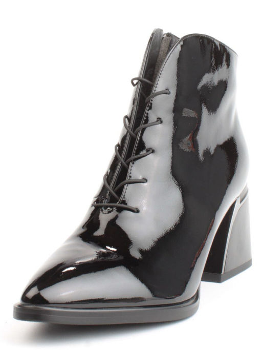 04-Z4229R-2 BLACK Ботильоны демисезонные женские (натуральная кожа, натуральная байка)