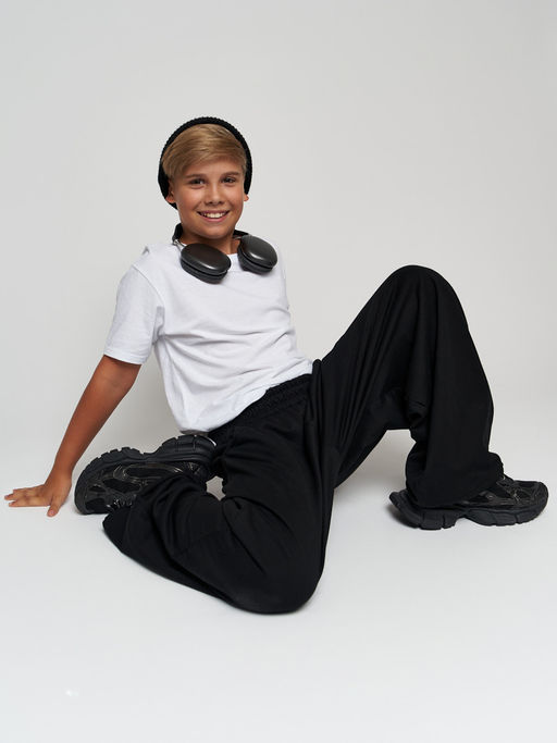 Утепленные брюки с начесом футер багги - Nota bene фото 9