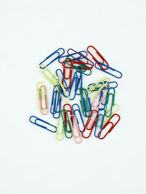 Открытки-мини в коробке со скрепками «Цветы», набор 35 штук, 8×10 см