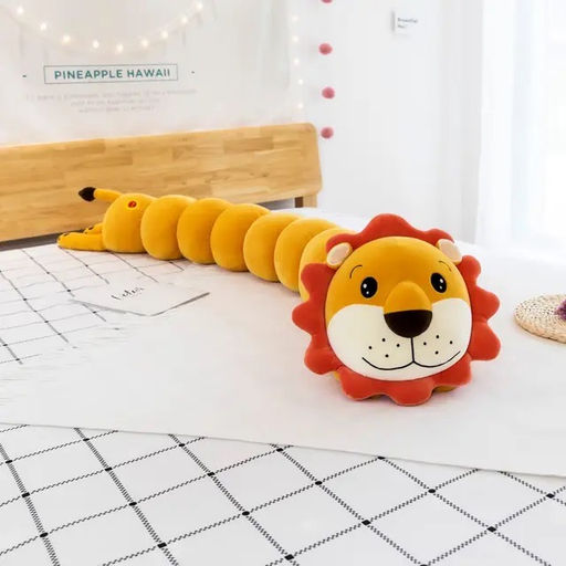 Мягкая игрушка Лев батон длинный гусеница 110 см - Storyland фото 3