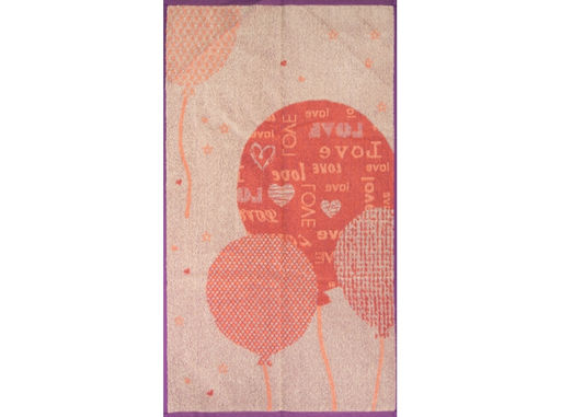 6с103.412ж1 Love-шарик (коралл3) Полотенце махровое 50х90см