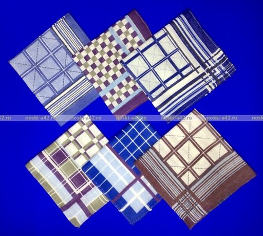 Цена за 10 пар. Носовые платки мужские 30х30 - For you фото 3