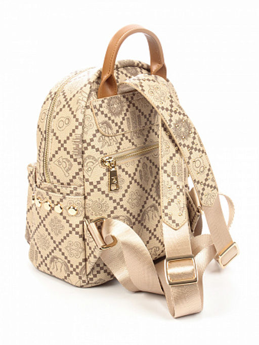 LACCOMA рюкзак АС7302-Россия-бежевый эко кожа хлопок