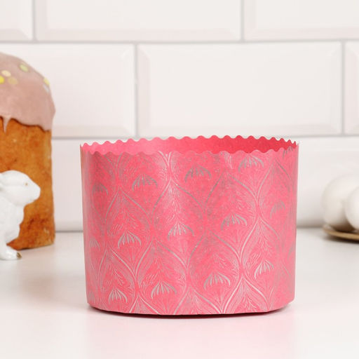 Формы для выпечки кулича бумажные Деко-про «ХВ», набор 9 видов по 1 штуке, одноразовые, разноцветные