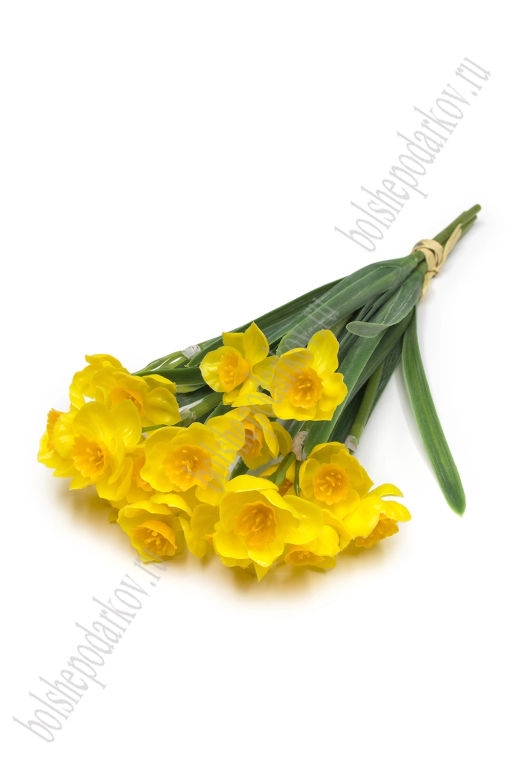 Веточка декоративная 31 см Нарцисс (SF-8135) желтый №3