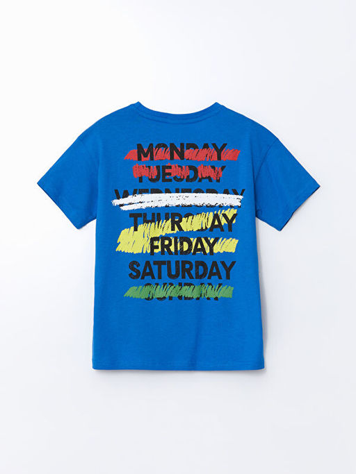 Bisiklet Yaka Erkek ?ocuk ?ortlu Pijama Tak?m?