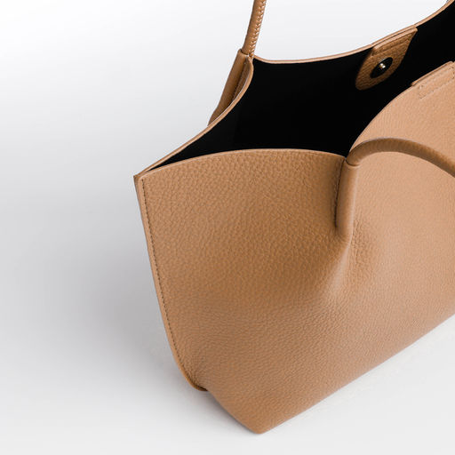 Сумка жен 29*11*27, отд на молнии, длин ремень, мал сумка, бежевый - Simaland фото 6