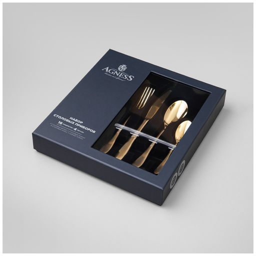 НАБОР СТОЛОВЫХ ПРИБОРОВ SENSO AGNESS 16 ПР  фото 2