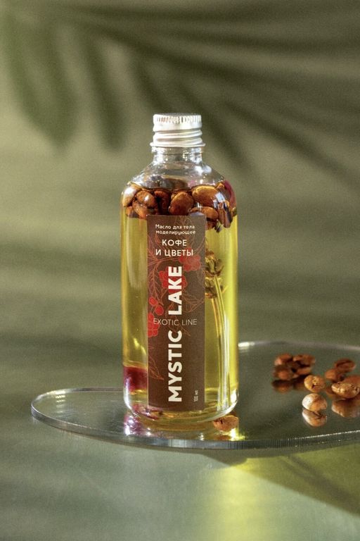 Масло для тела моделирующее Кофе и цветы 100 мл. - Mystic lake фото 2